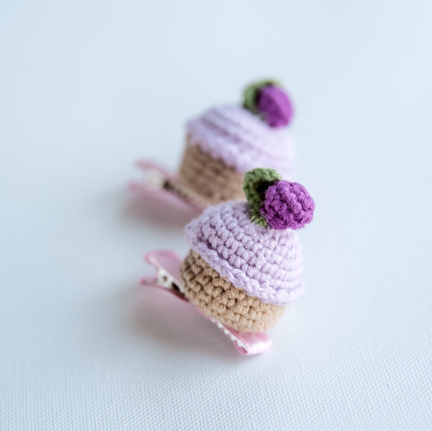 Cupcake Hair Clips - Hemsin Atelier