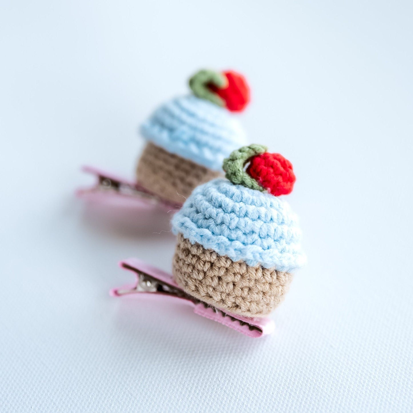 Cupcake Hair Clips - Hemsin Atelier