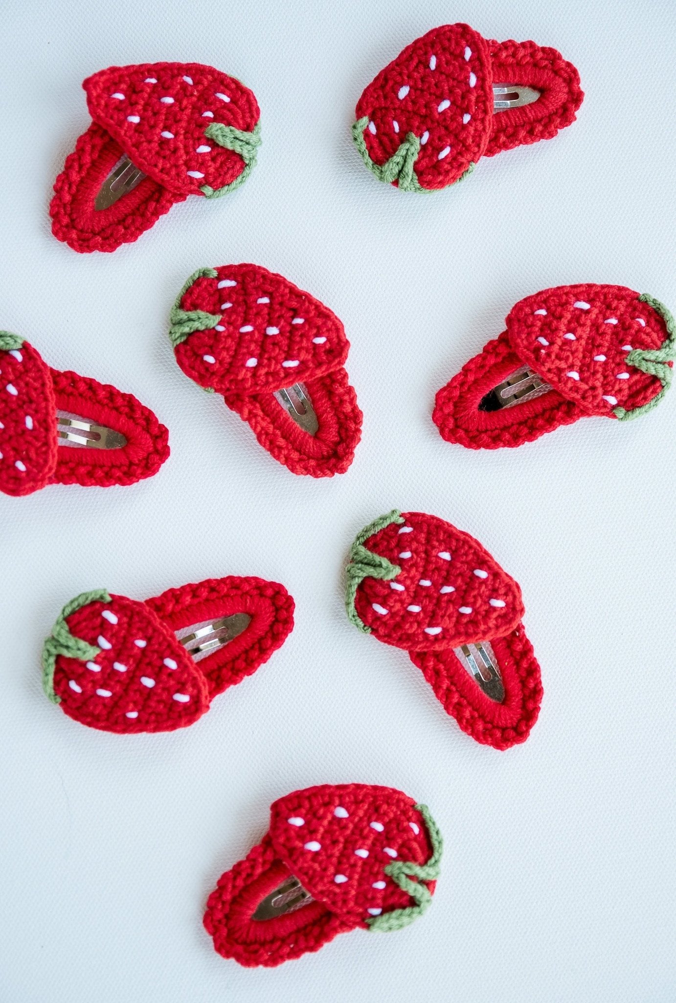 Cute Strawberry Hair Snaps - Hemsin Atelier