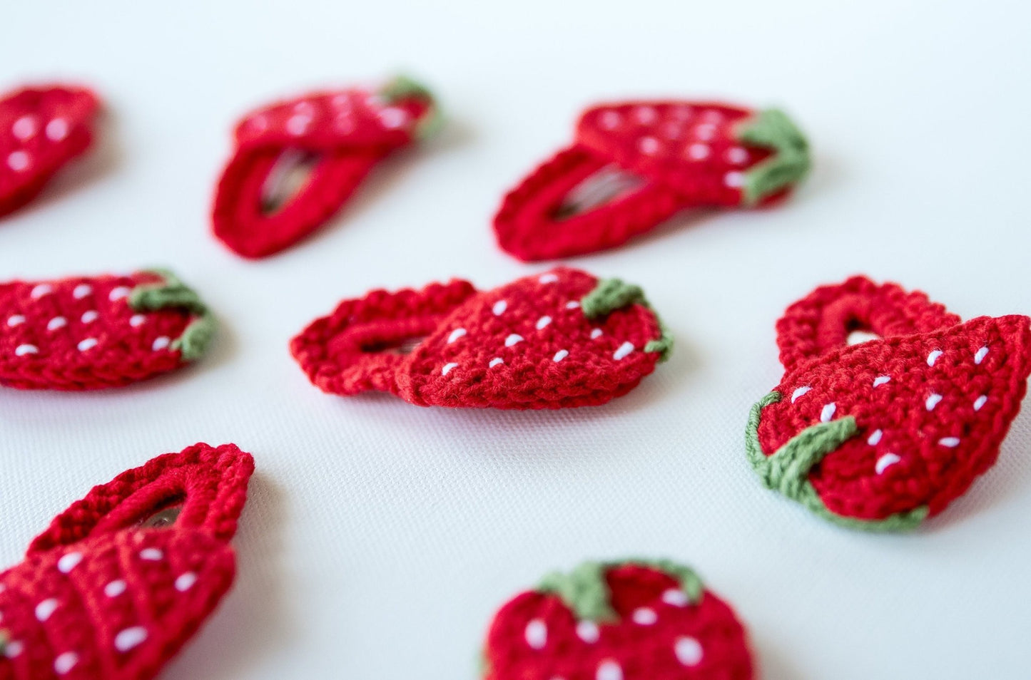 Cute Strawberry Hair Snaps - Hemsin Atelier