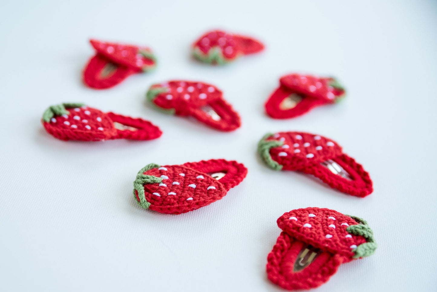 Cute Strawberry Hair Snaps - Hemsin Atelier