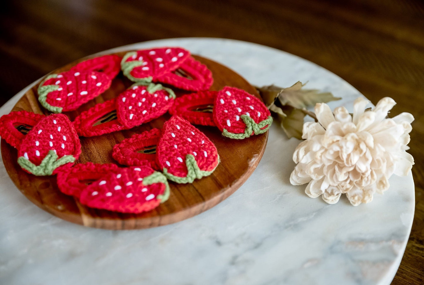 Cute Strawberry Hair Snaps - Hemsin Atelier
