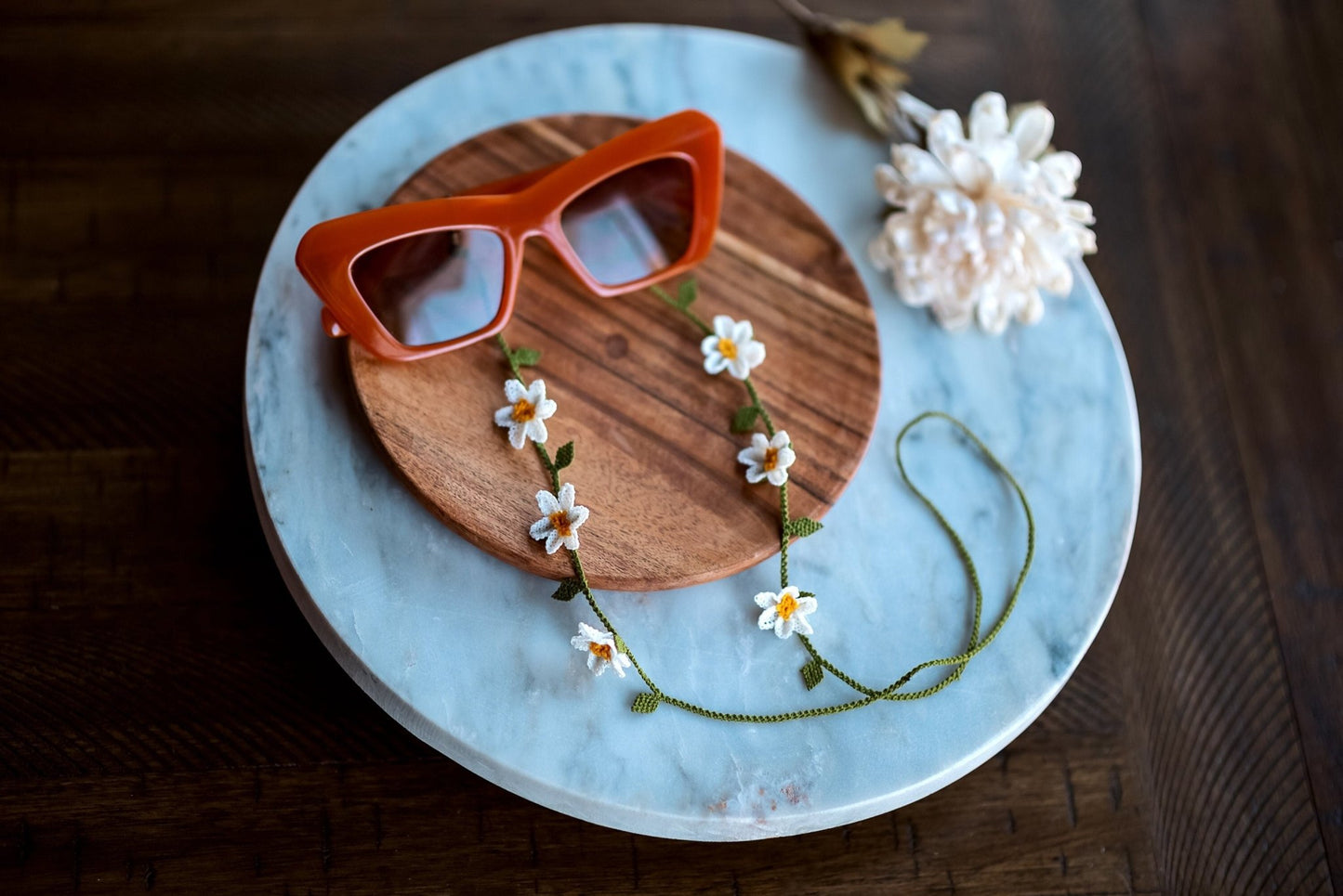Daisy Eyeglass Chain - Hemsin Atelier