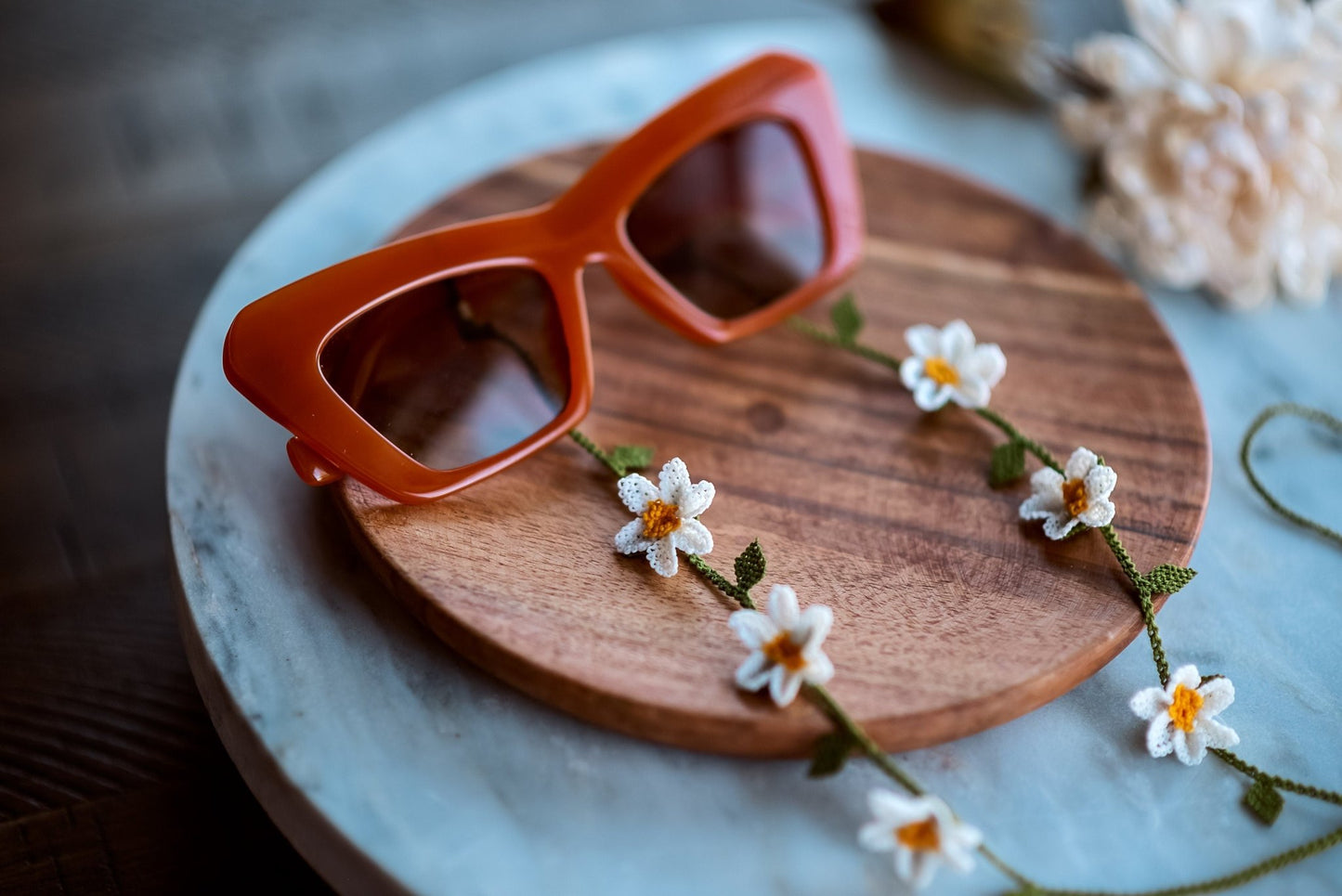 Daisy Eyeglass Chain - Hemsin Atelier