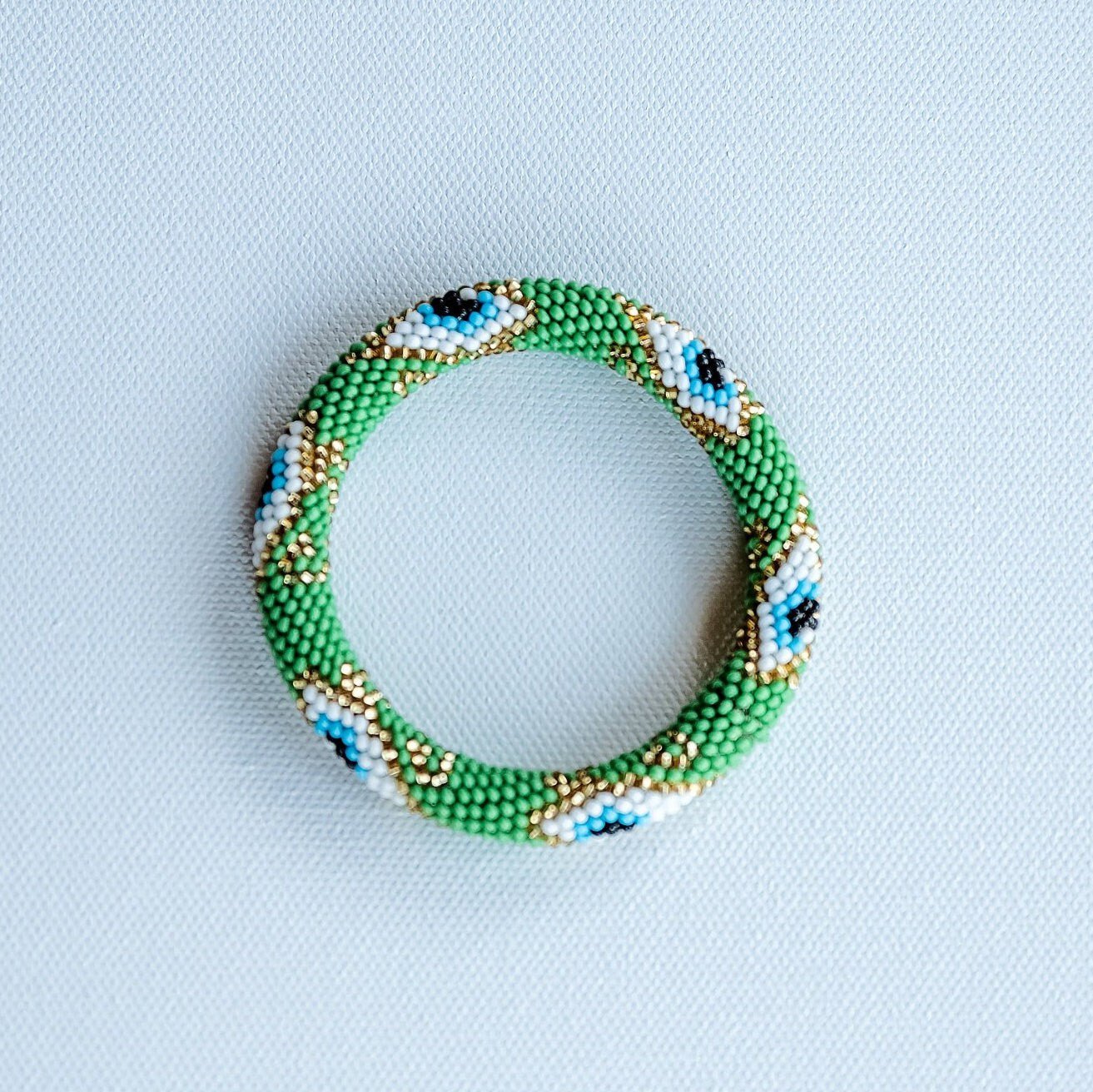 Evil Eye Beaded Bracelet - Hemsin Atelier