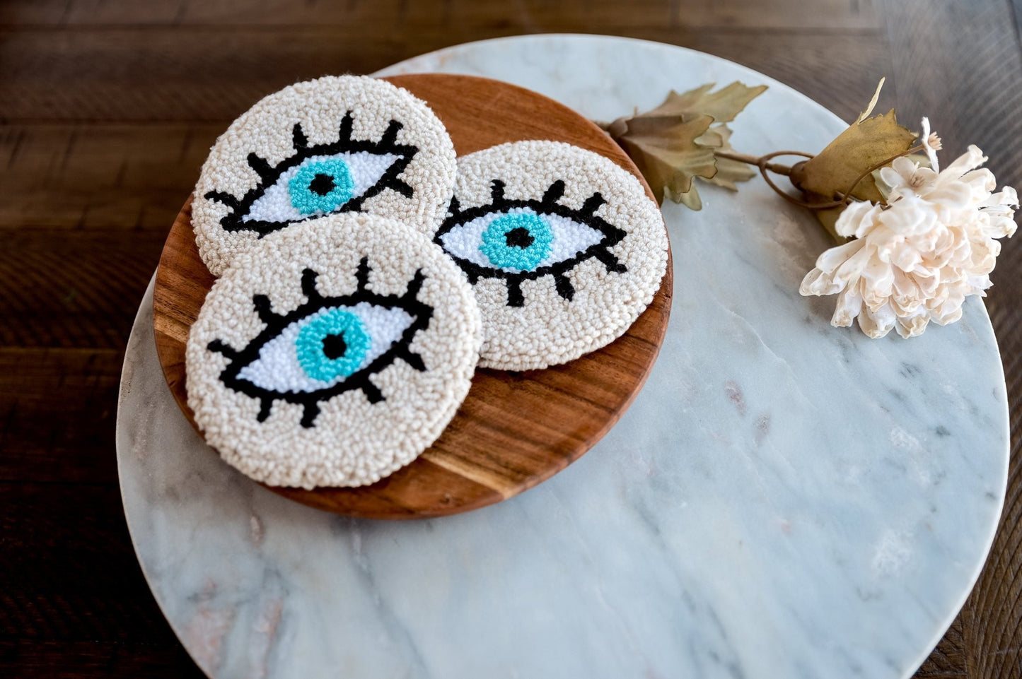 Evil Eye Coasters - Hemsin Atelier