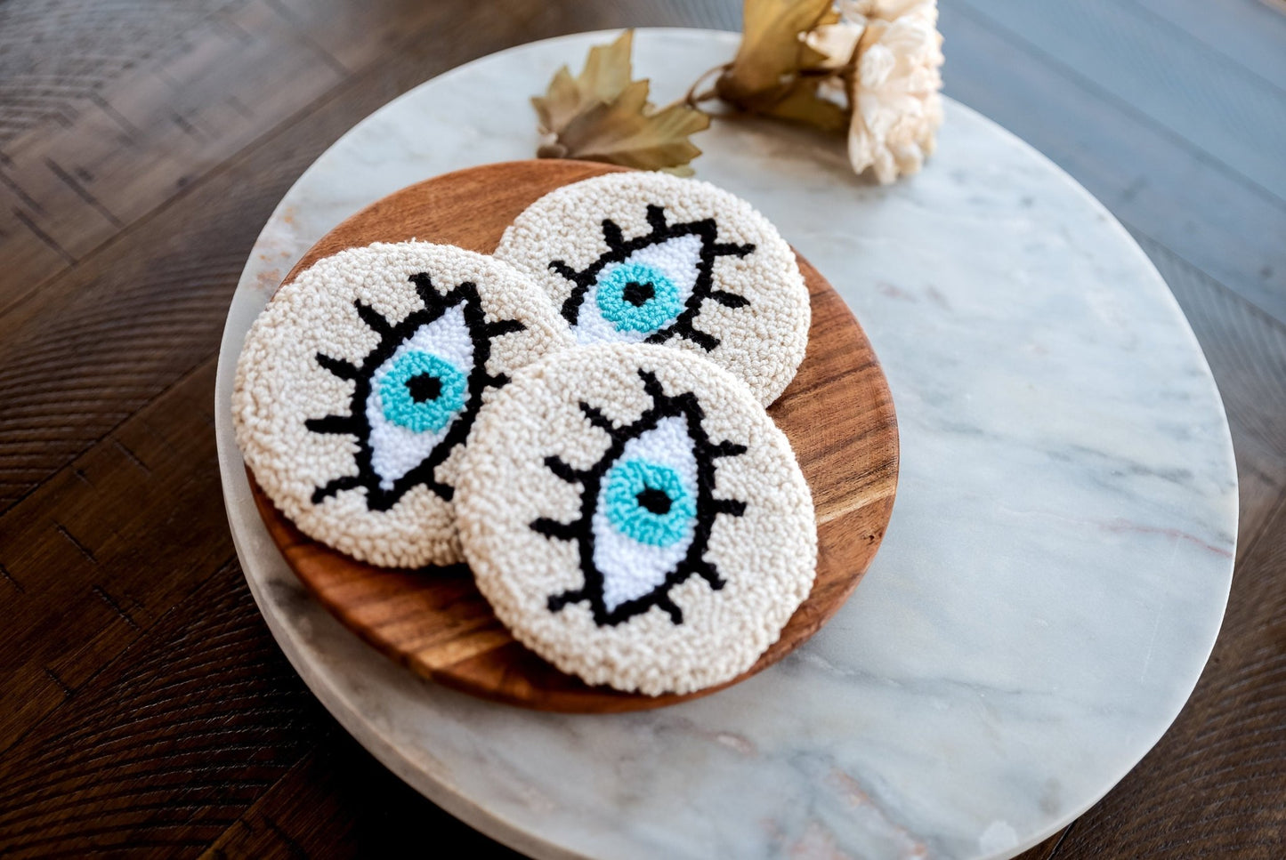 Evil Eye Coasters - Hemsin Atelier