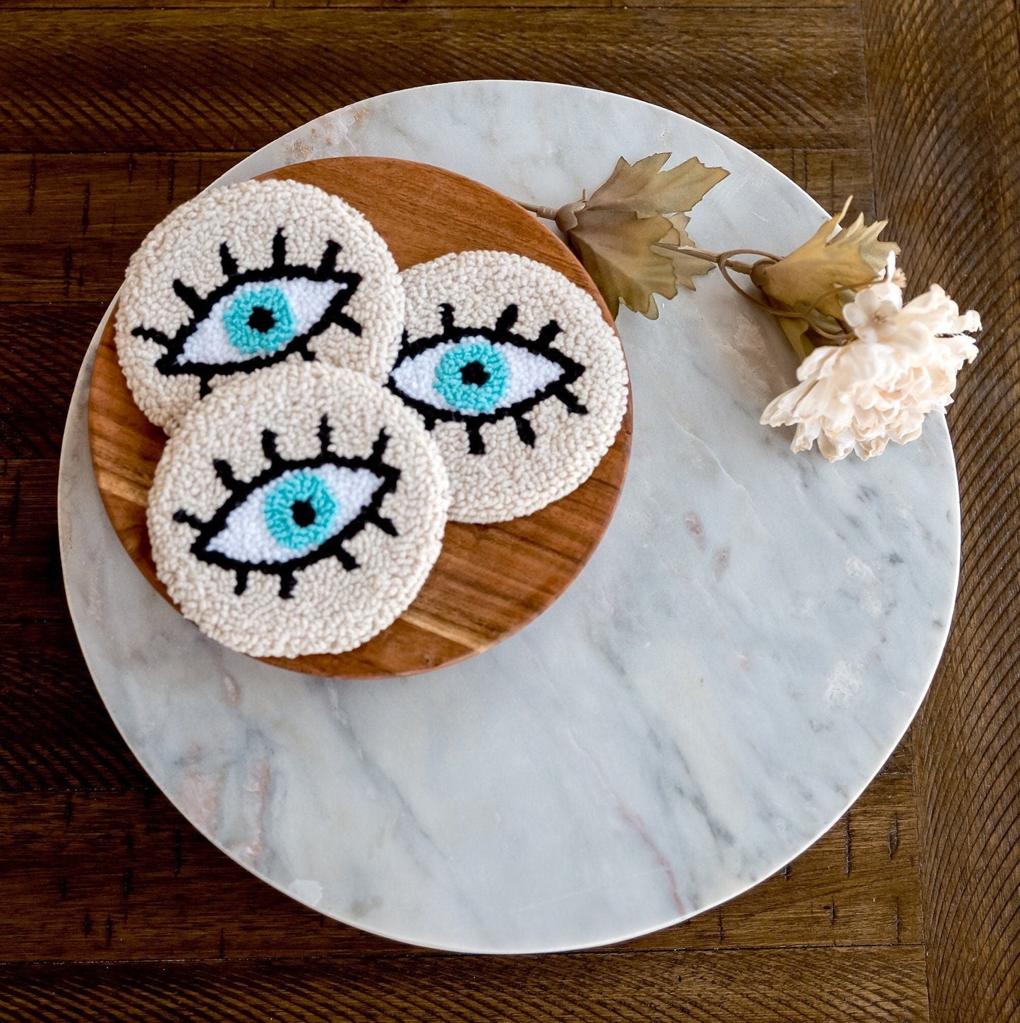 Evil Eye Coasters - Hemsin Atelier