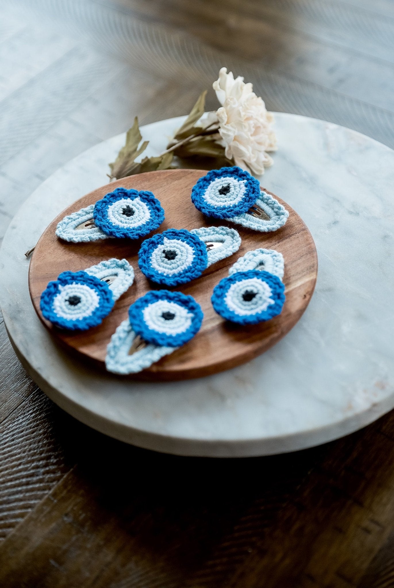 Evil Eye Hair Clips - Hemsin Atelier