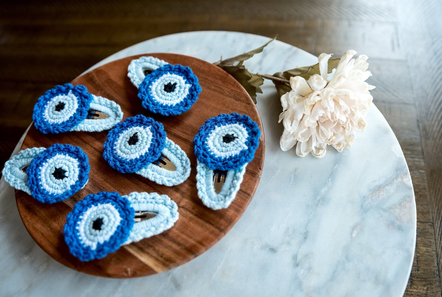 Evil Eye Hair Clips - Hemsin Atelier