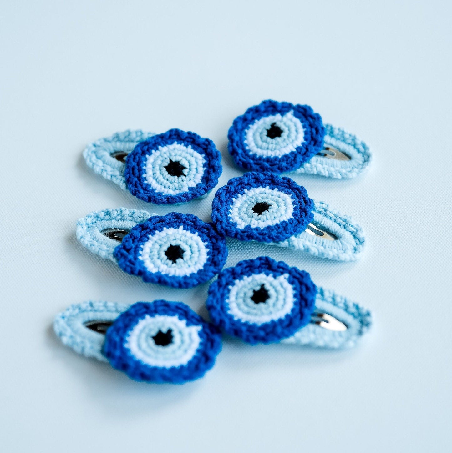 Evil Eye Hair Clips - Hemsin Atelier