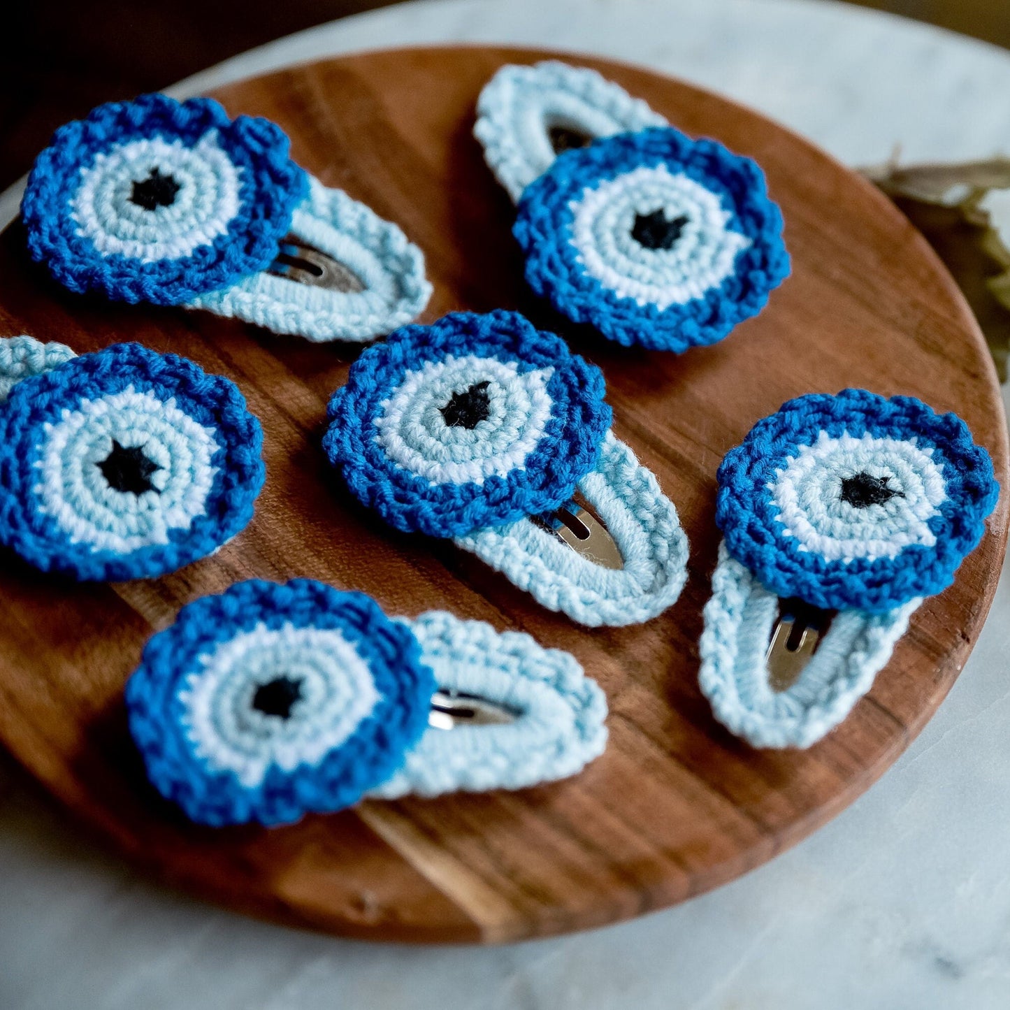 Evil Eye Hair Clips - Hemsin Atelier
