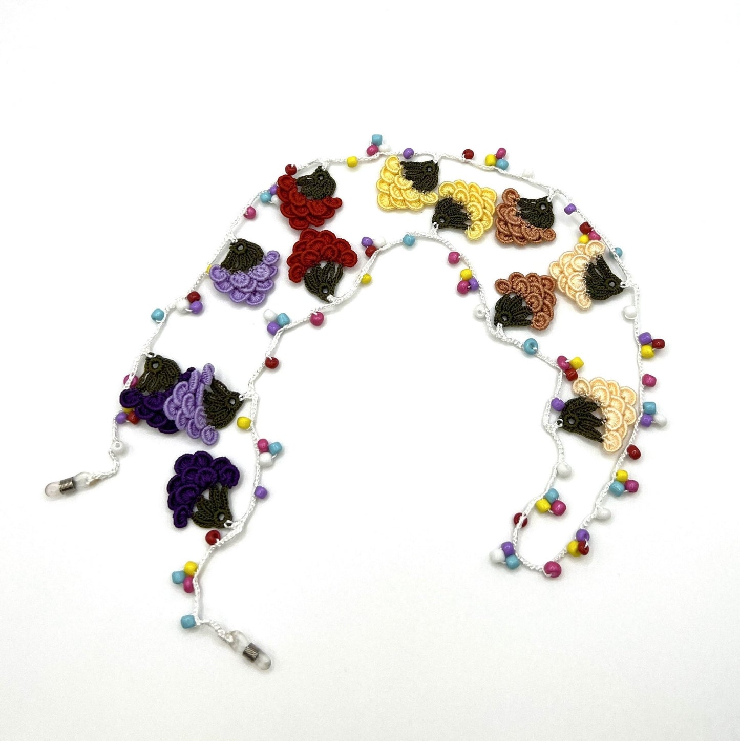 Floral Eyeglass Chain - Hemsin Atelier