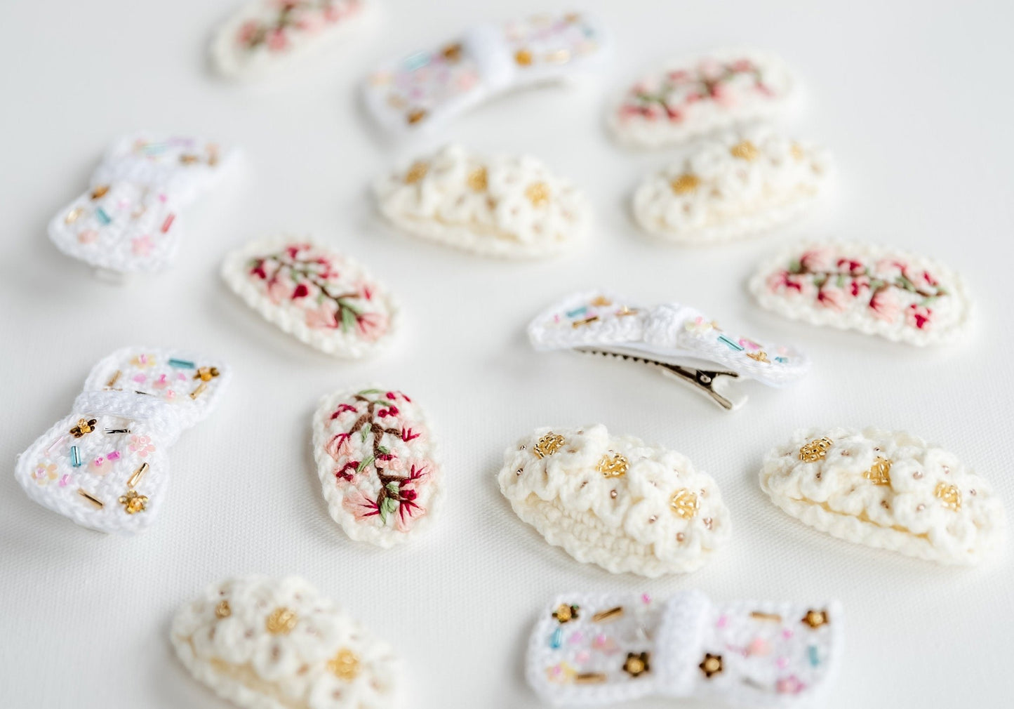 Floral Hair Clips - Hemsin Atelier