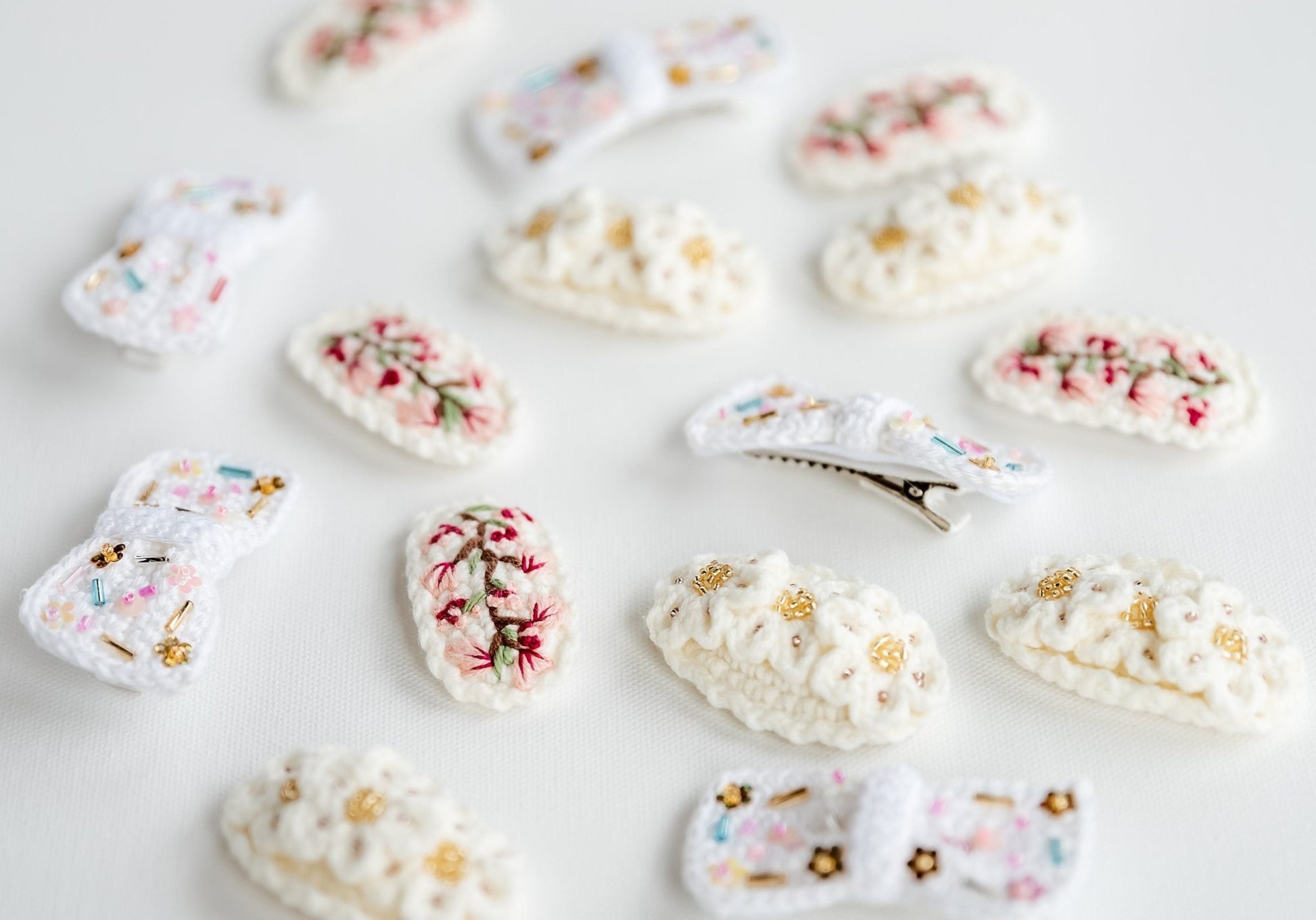 Floral Hair Clips - Hemsin Atelier