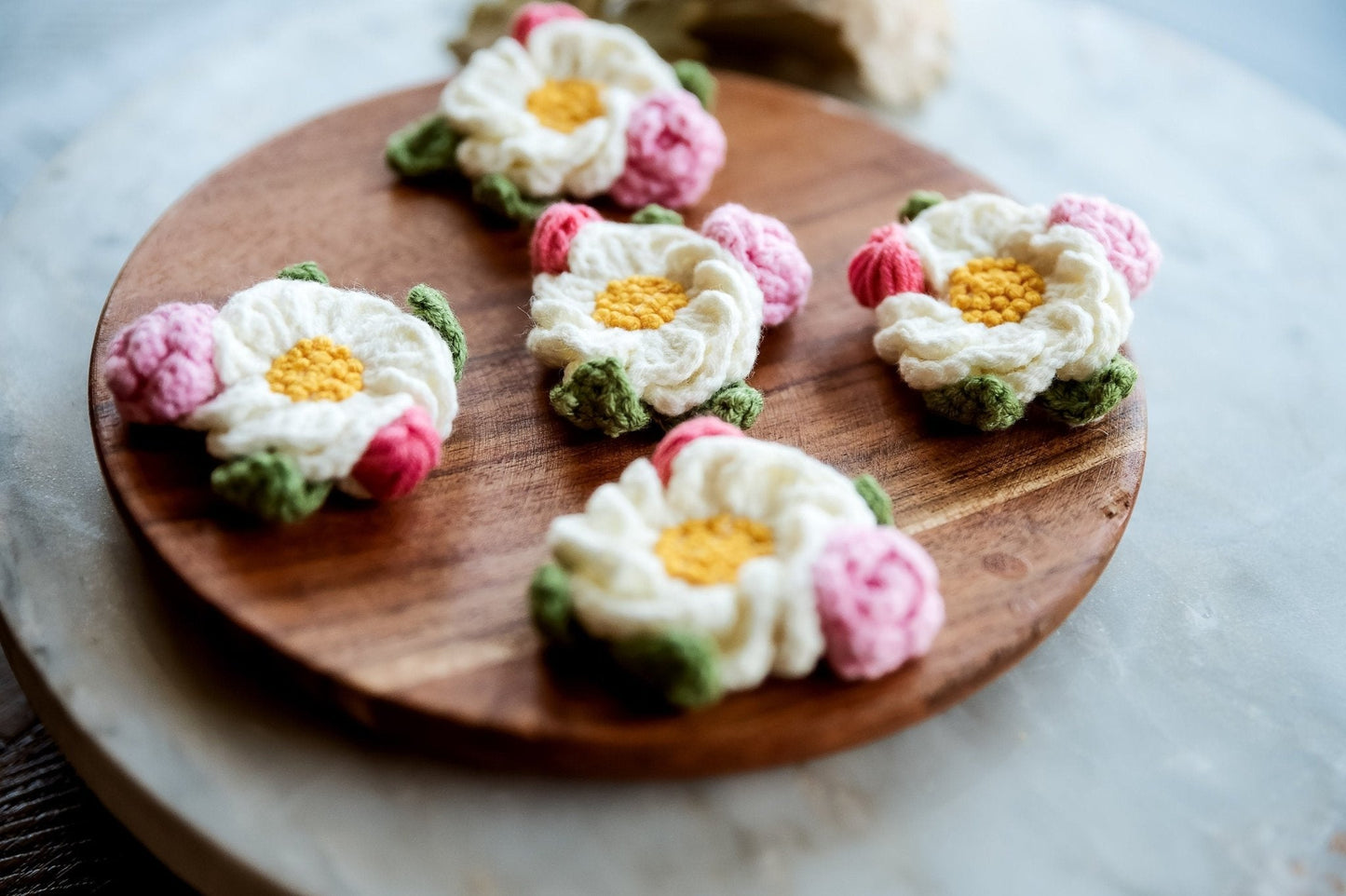 Floral Hair Snaps - Hemsin Atelier