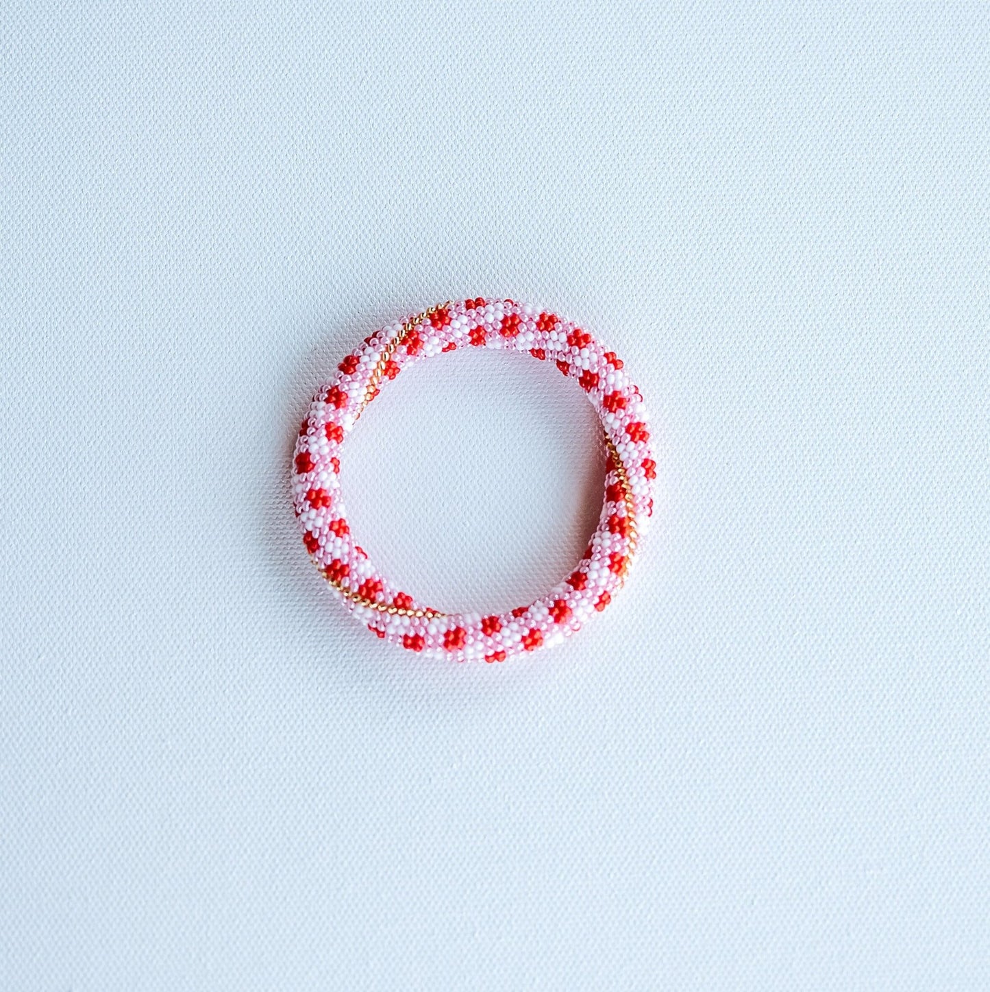 Gingham Beaded Bangles - Hemsin Atelier