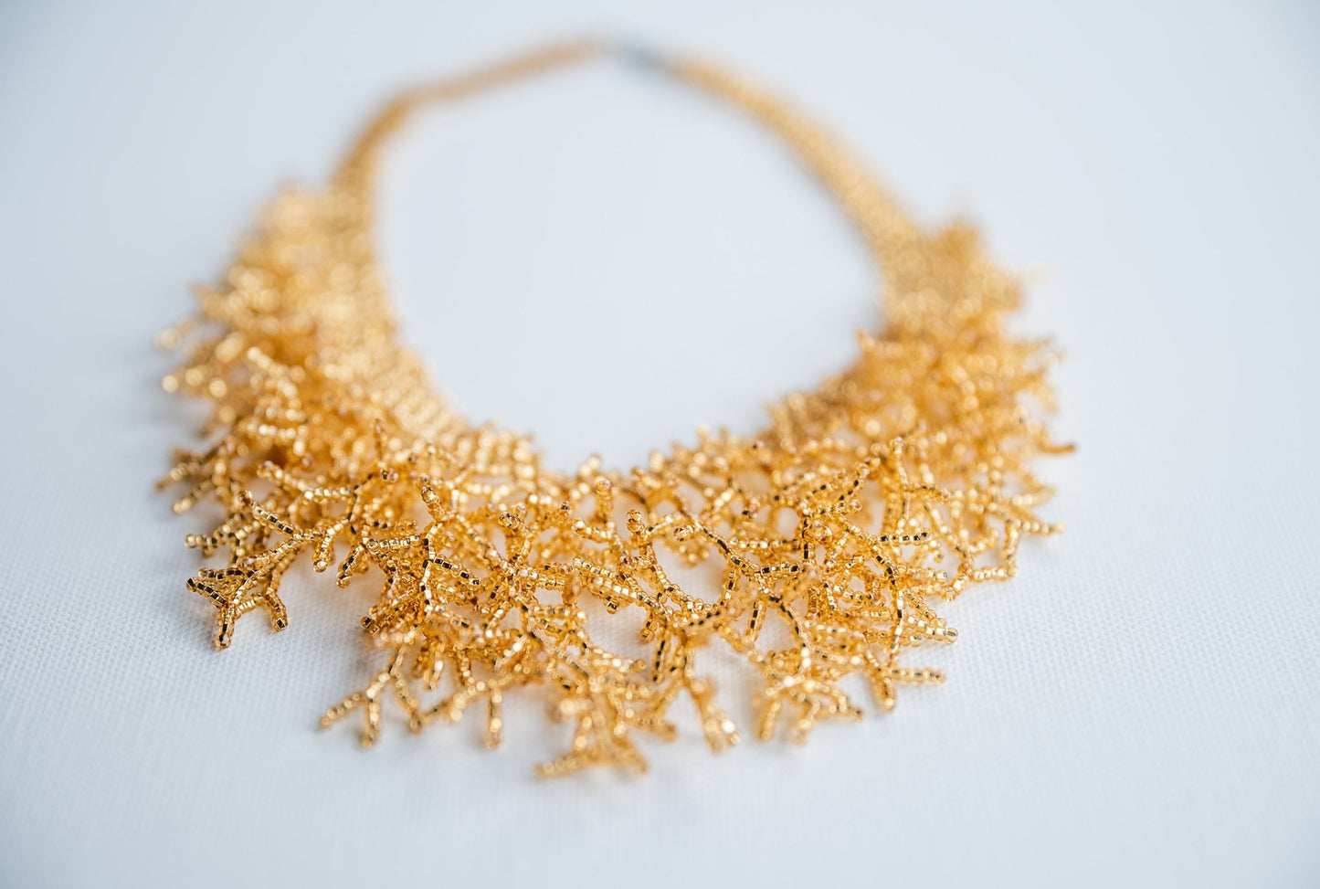 Gold Coral Necklace - Hemsin Atelier
