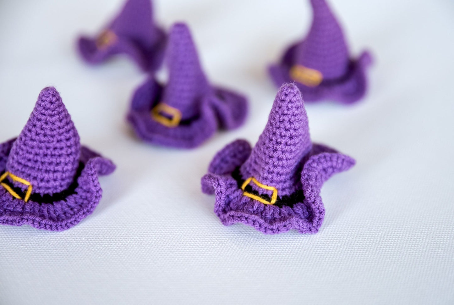Halloween Hair Clip Witch Hat Hair Clip 3D Witch Hat Hair Snap Spooky Hair Barrettes Spooky Fall Witchy Crochet Hair Clip Fall Toddler Gift - Hemsin Atelier