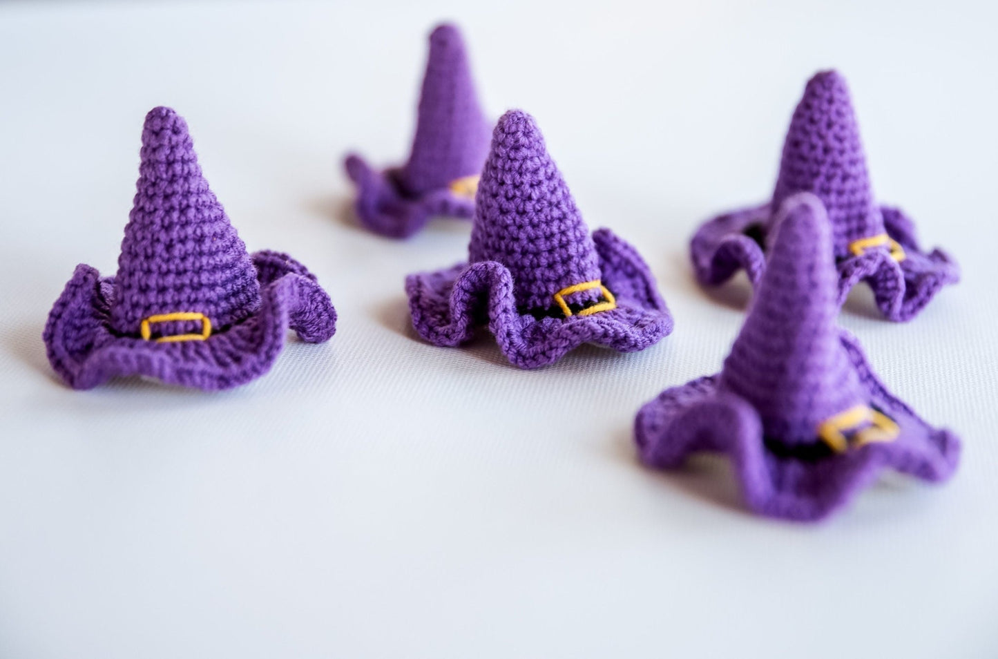 Halloween Hair Clip Witch Hat Hair Clip 3D Witch Hat Hair Snap Spooky Hair Barrettes Spooky Fall Witchy Crochet Hair Clip Fall Toddler Gift - Hemsin Atelier