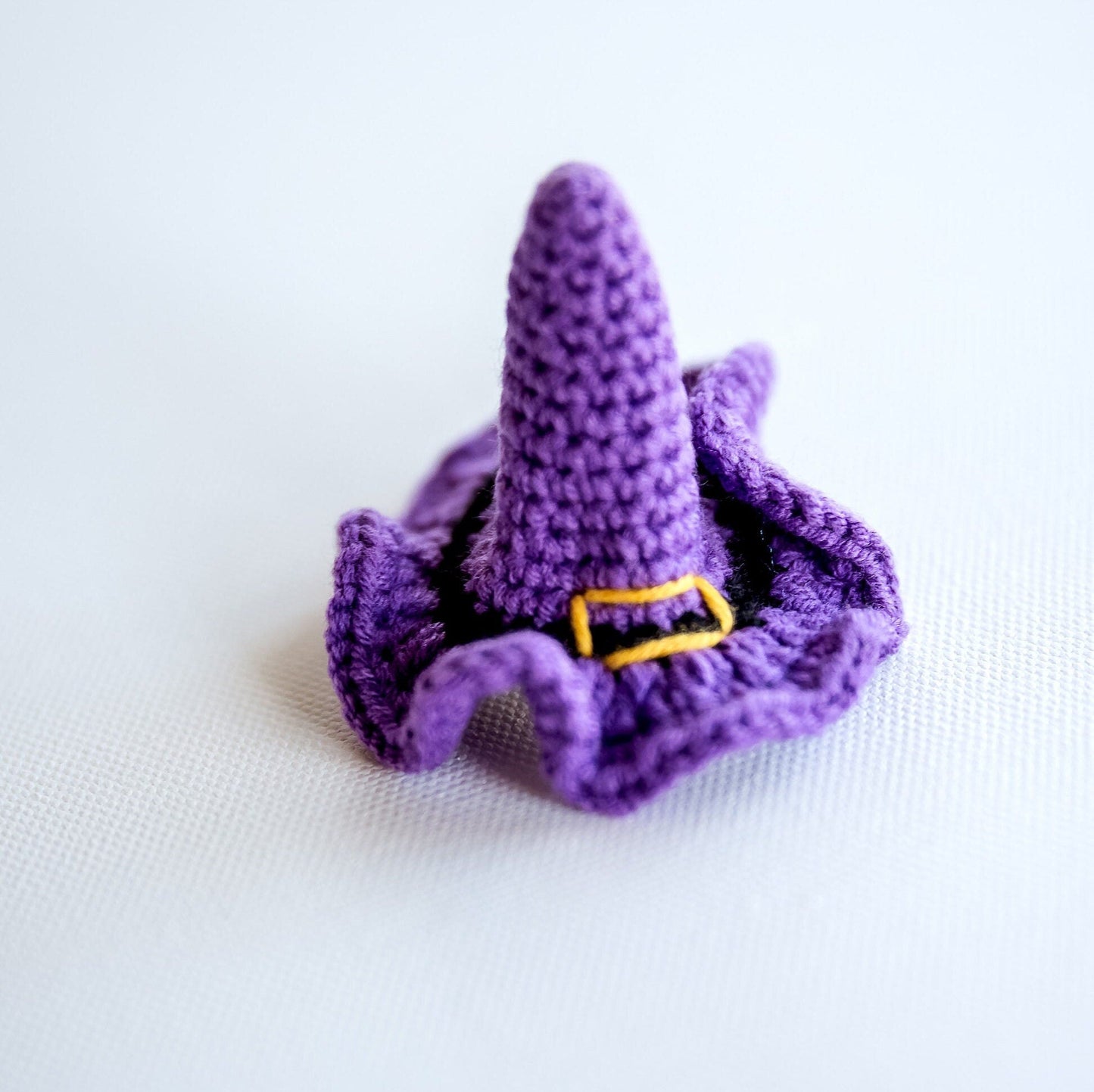 Halloween Hair Clip Witch Hat Hair Clip 3D Witch Hat Hair Snap Spooky Hair Barrettes Spooky Fall Witchy Crochet Hair Clip Fall Toddler Gift - Hemsin Atelier