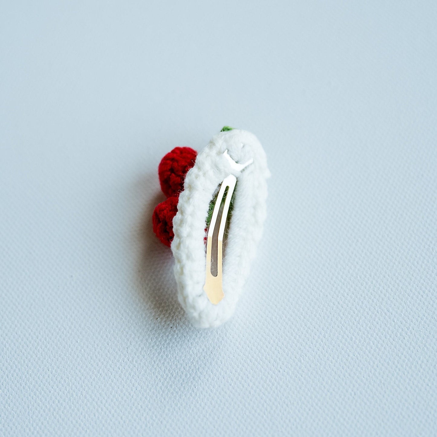 Heart and Cherry Hair Clips - Hemsin Atelier