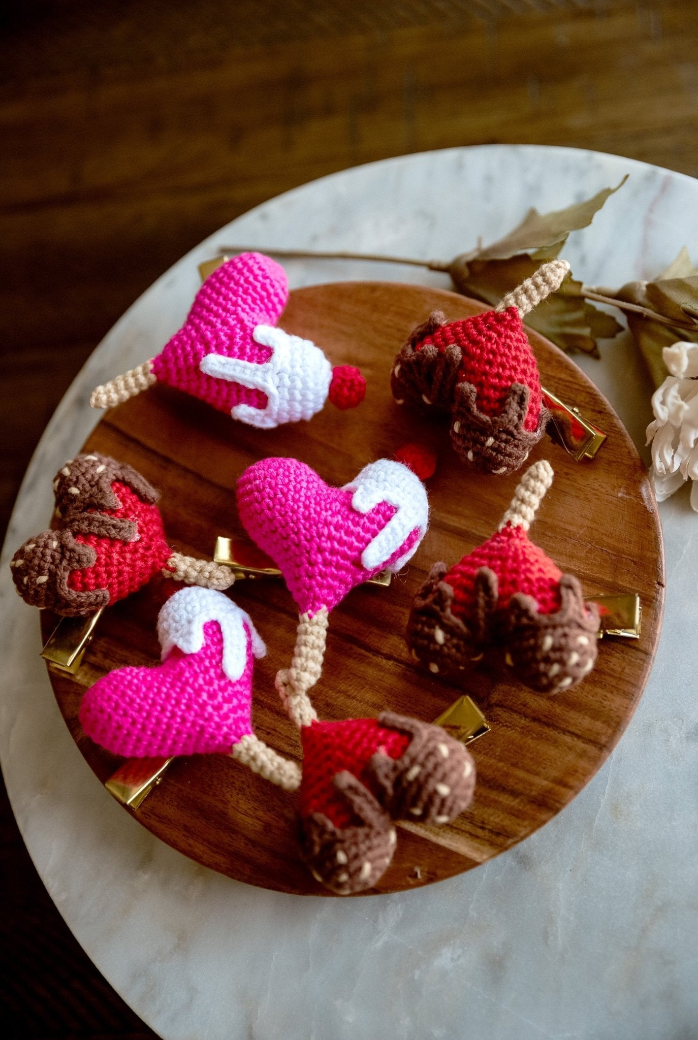 Heart Shaped Food Hair Clips - Hemsin Atelier