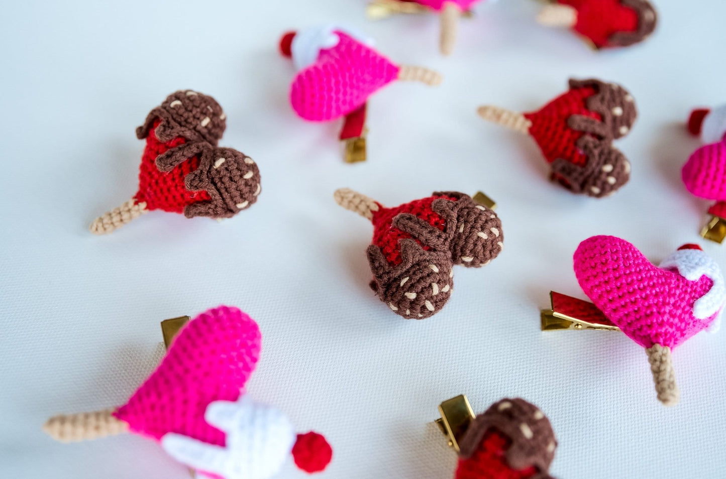 Heart Shaped Food Hair Clips - Hemsin Atelier