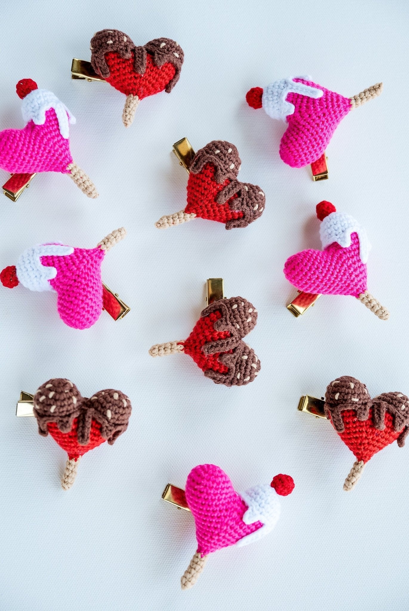 Heart Shaped Food Hair Clips - Hemsin Atelier