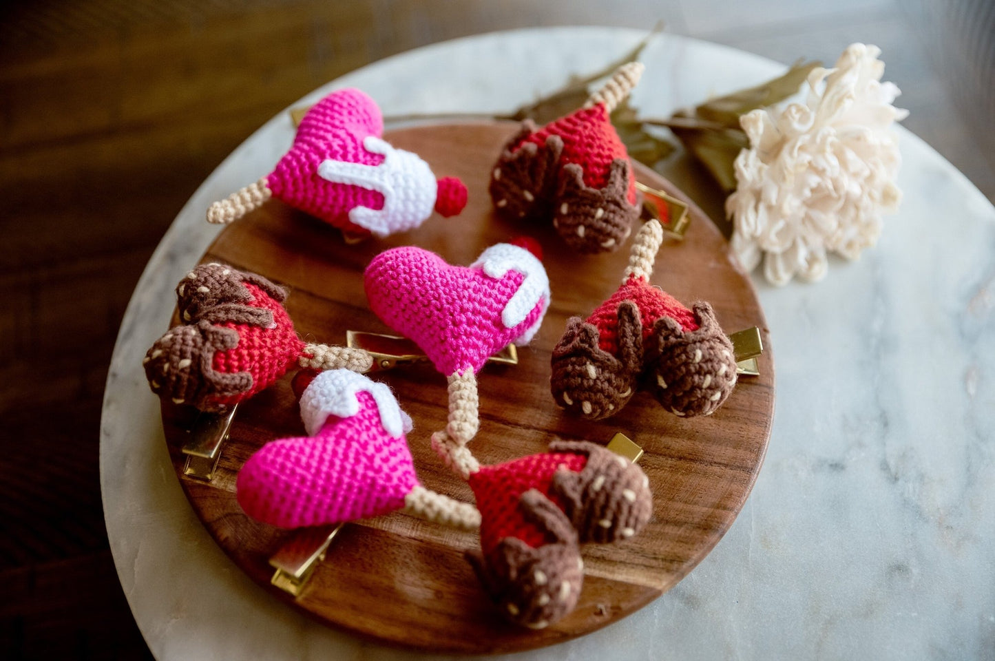 Heart Shaped Food Hair Clips - Hemsin Atelier