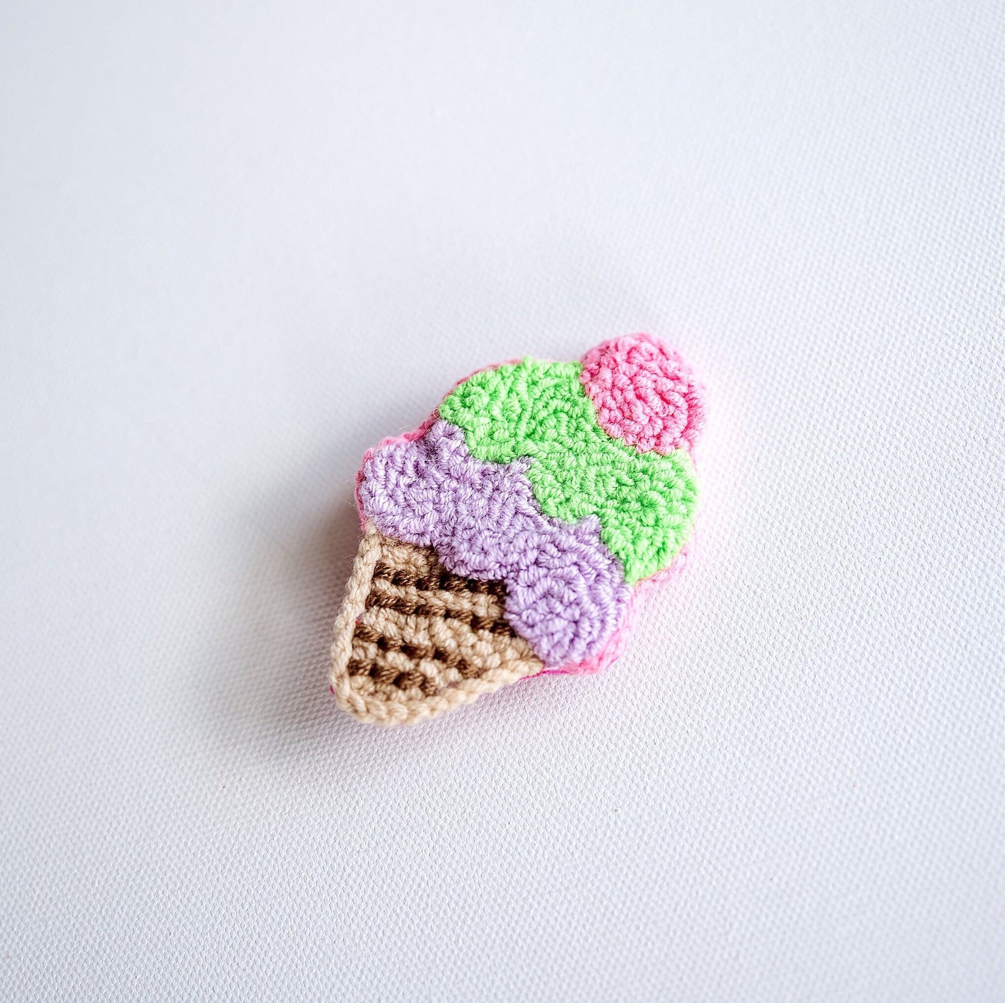 Ice Cream Hair Clip Kawai Ice Cream Hair Clip Ice Cream Hair Snap Icecream Hair Barrette Kawai Food Punch Needle Hair Clip Unique Hair Clips - Hemsin Atelier