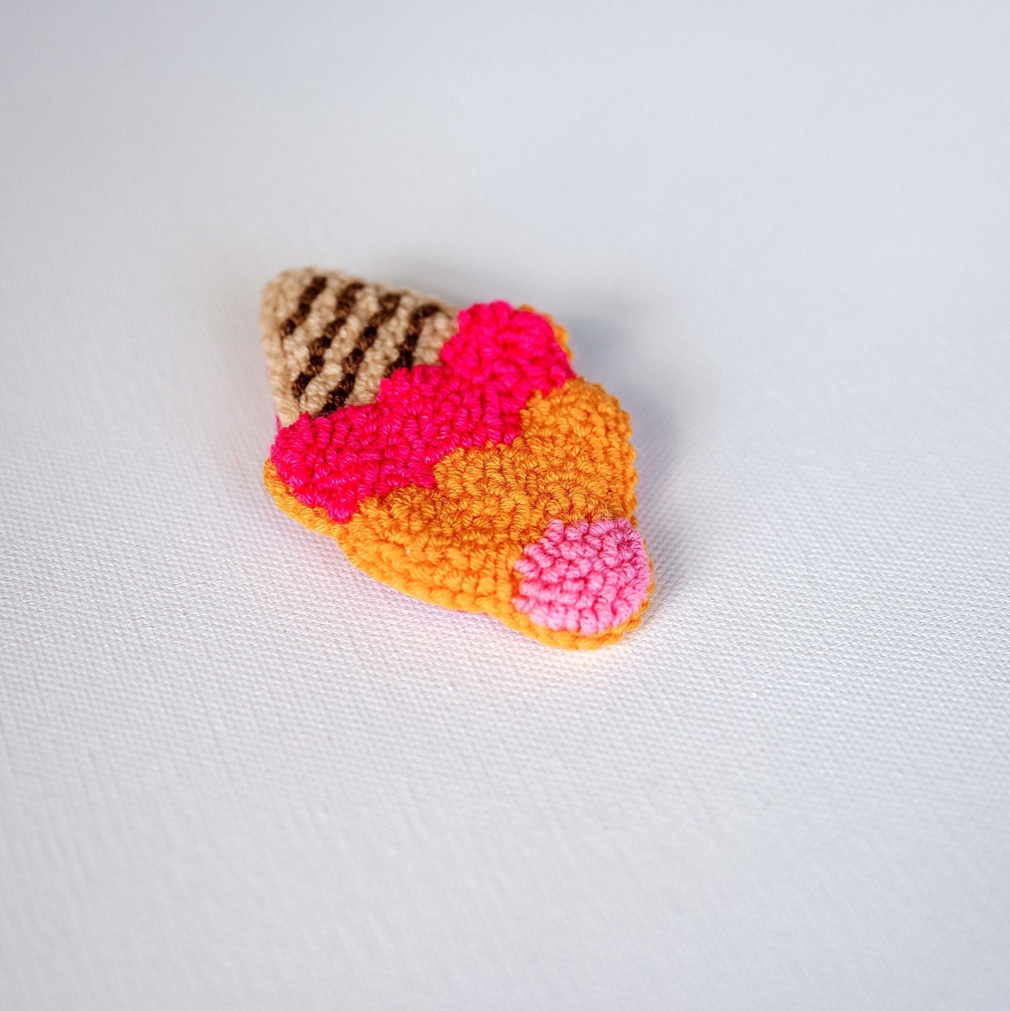 Ice Cream Hair Clip Kawai Ice Cream Hair Clip Ice Cream Hair Snap Icecream Hair Barrette Kawai Food Punch Needle Hair Clip Unique Hair Clips - Hemsin Atelier