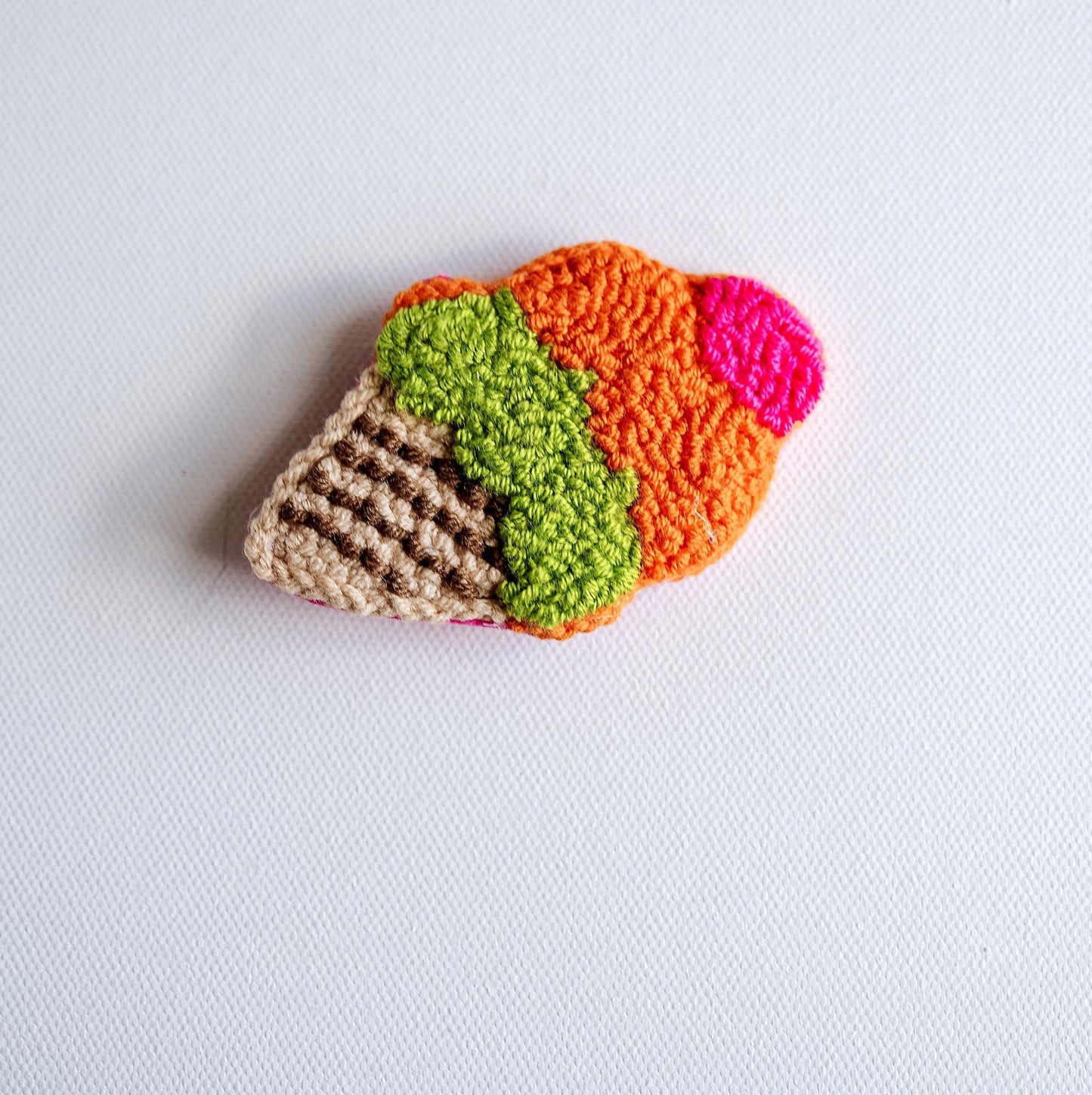 Ice Cream Hair Clip Kawai Ice Cream Hair Clip Ice Cream Hair Snap Icecream Hair Barrette Kawai Food Punch Needle Hair Clip Unique Hair Clips - Hemsin Atelier