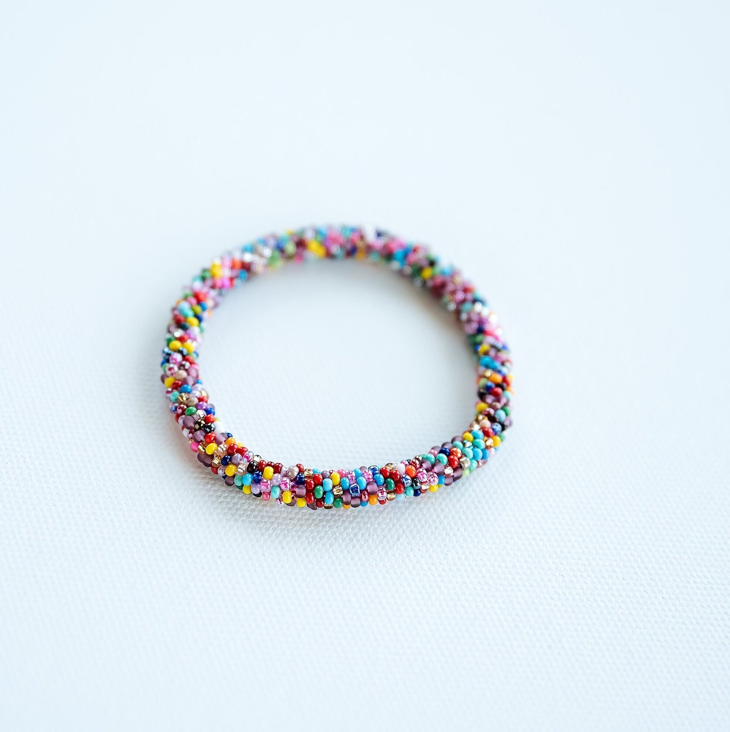 Boho Bracelet Modern Stackable Minimal Bracelet Summer Beach Bangle Colorful Stackable Jewelry Bead Bangle Vacation Jewelry African Bracelet