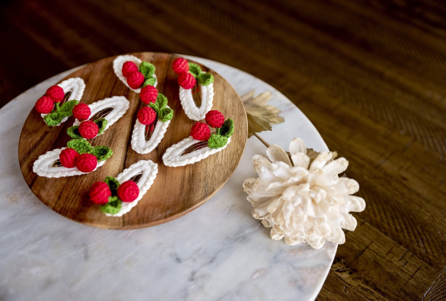 Kawai Cherry Hair Clips - Hemsin Atelier