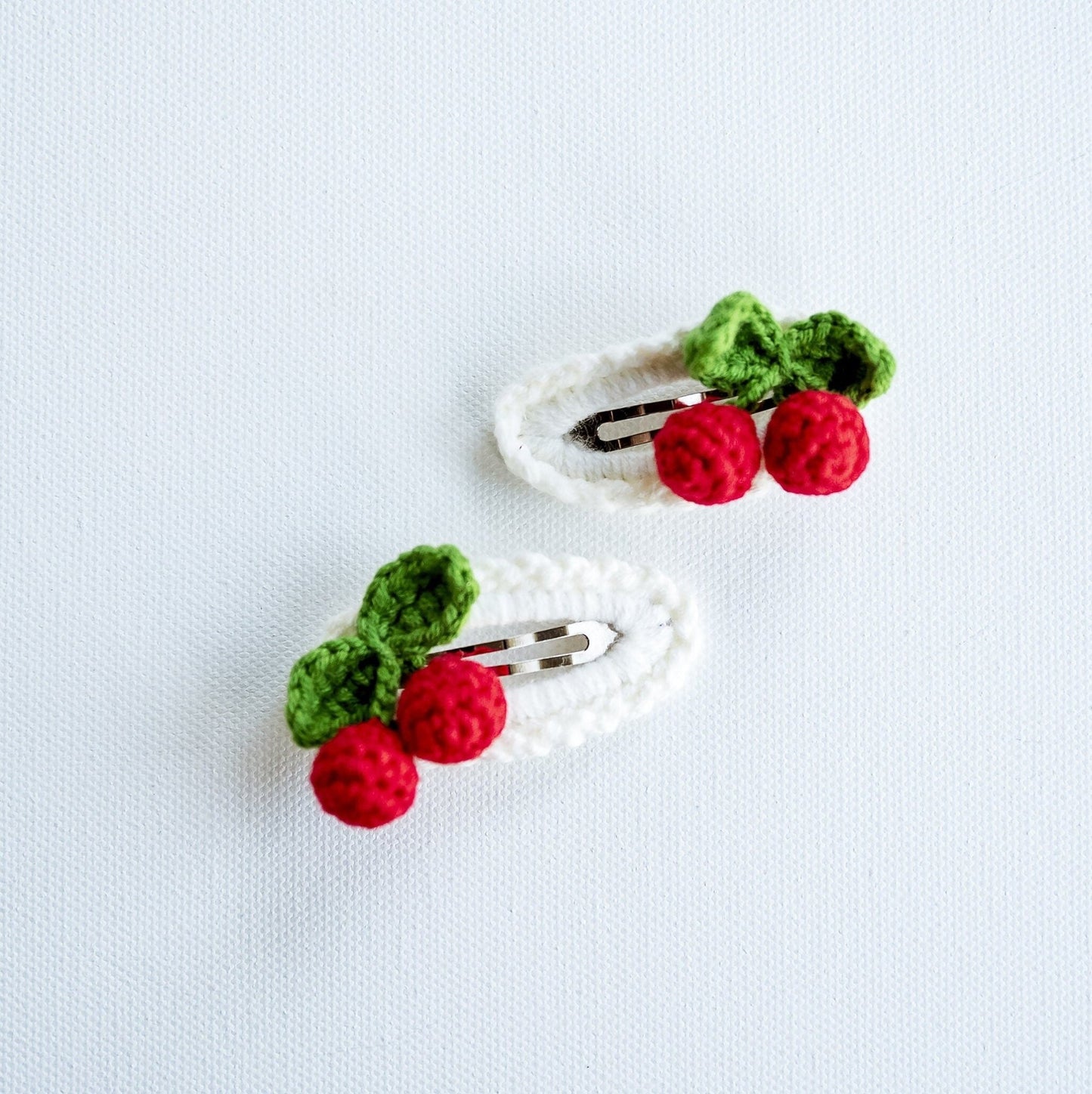 Kawai Cherry Hair Clips - Hemsin Atelier