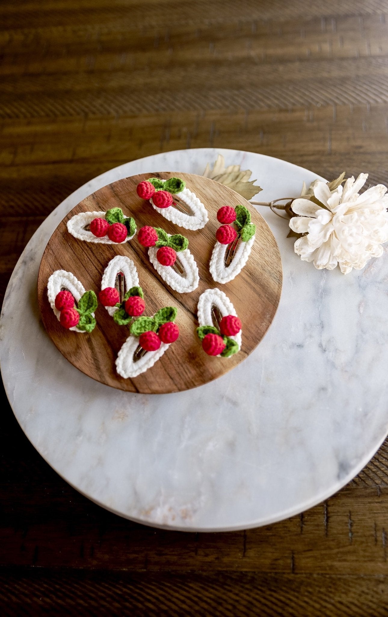 Kawai Cherry Hair Clips - Hemsin Atelier