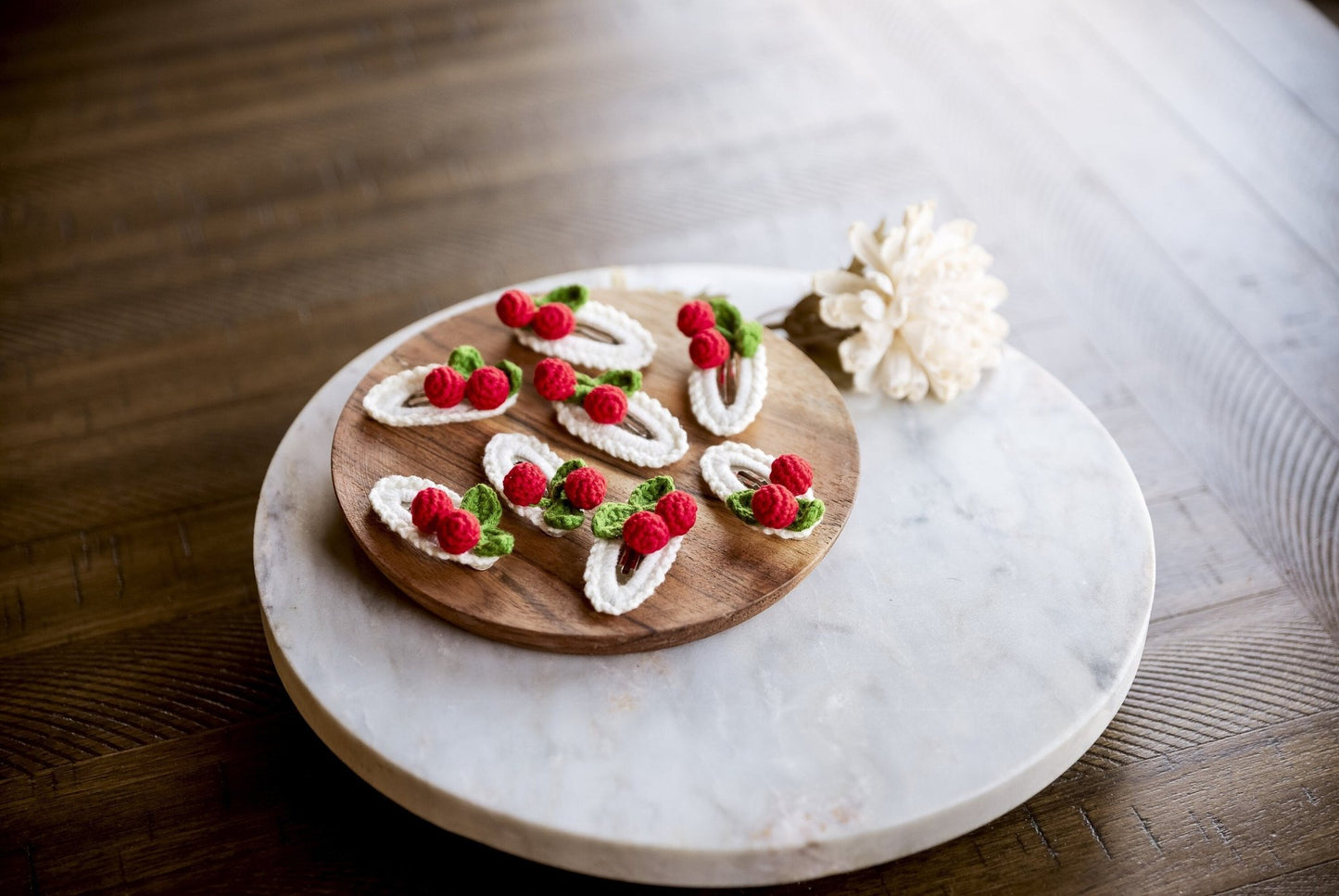 Kawai Cherry Hair Clips - Hemsin Atelier