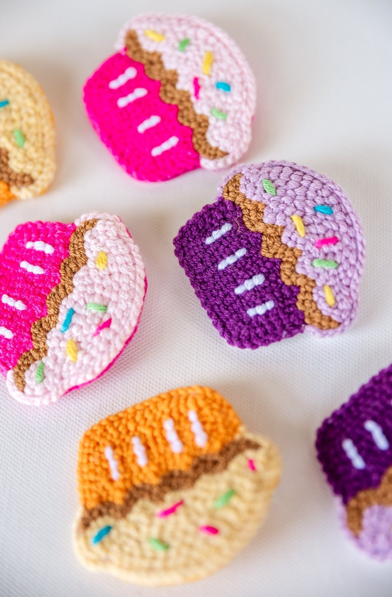 Kawai Cupcake Hair Clips - Hemsin Atelier