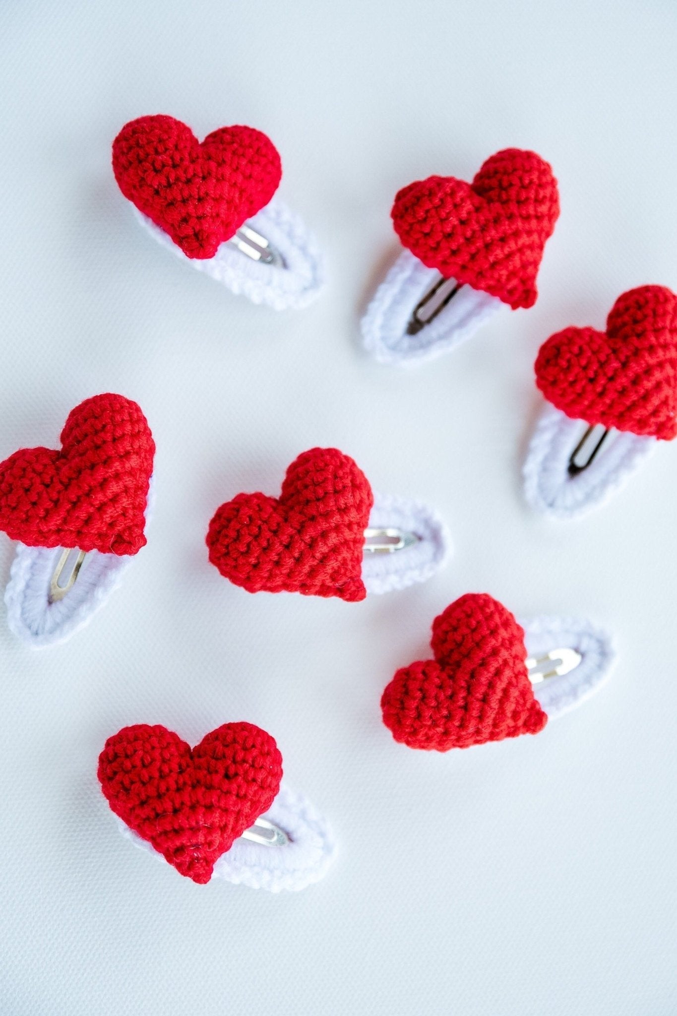 Kawai Heart Hair Clips - Hemsin Atelier