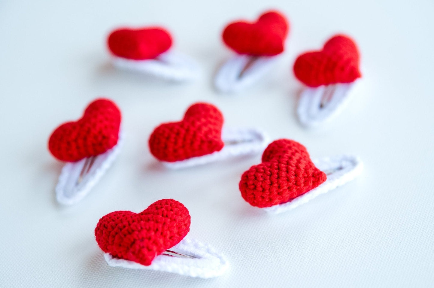 Kawai Heart Hair Clips - Hemsin Atelier