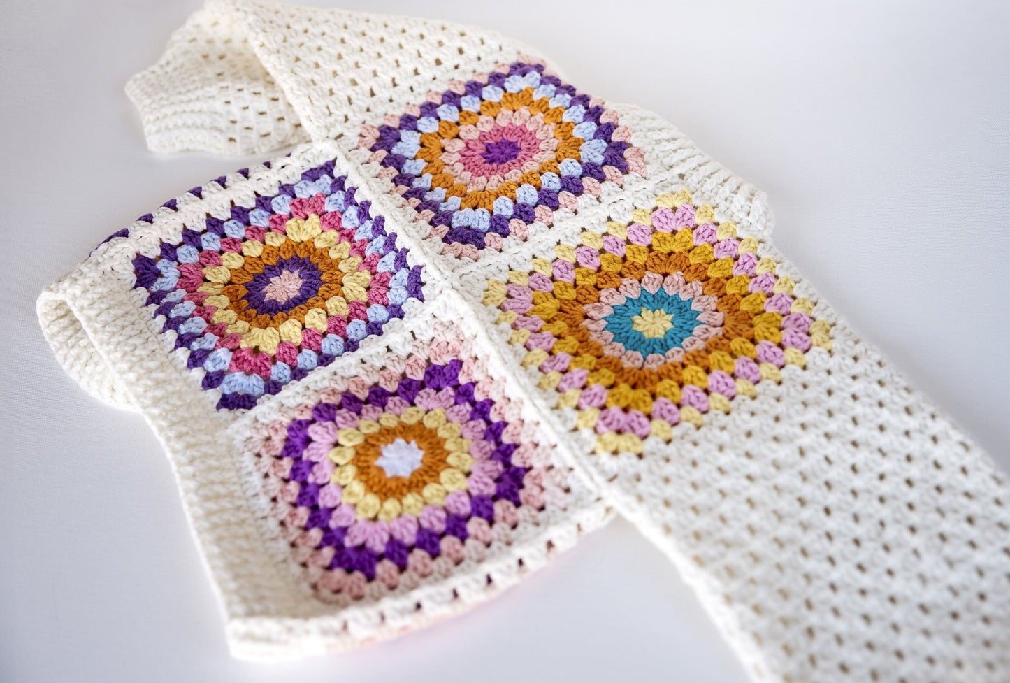 Kids Granny Square Sweater - Hemsin Atelier