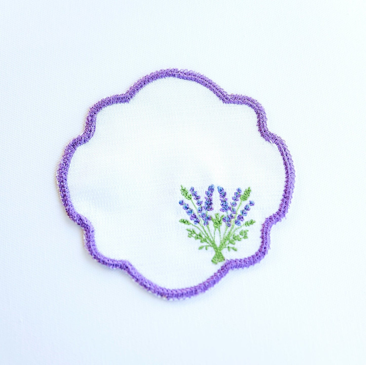 Lavender Cocktail Party Napkins - Hemsin Atelier