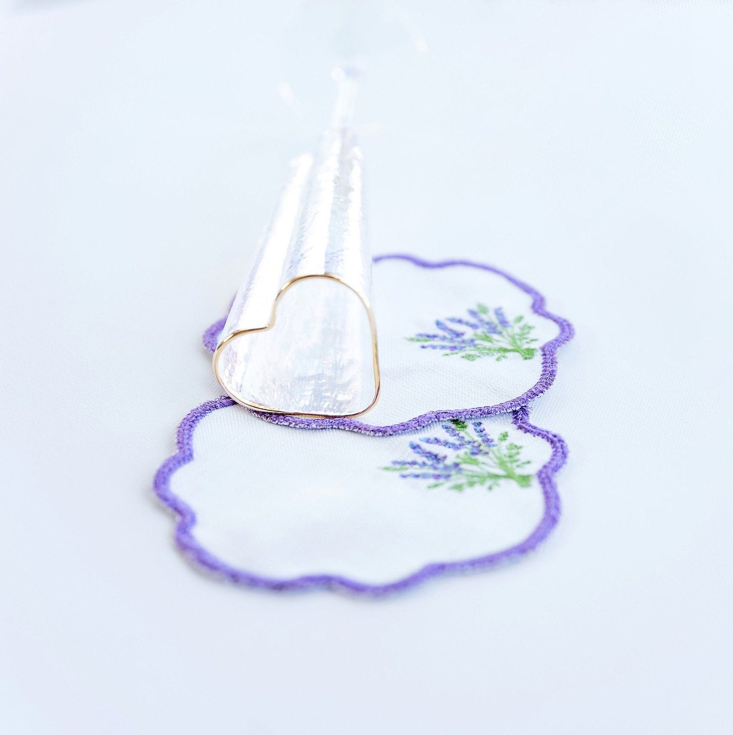 Lavender Cocktail Party Napkins - Hemsin Atelier