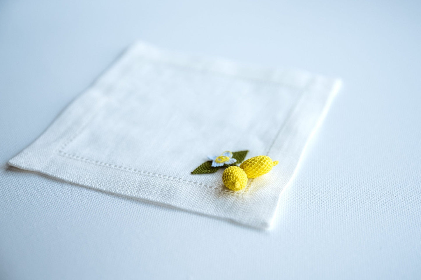 Lemon Cocktail Napkins - Hemsin Atelier