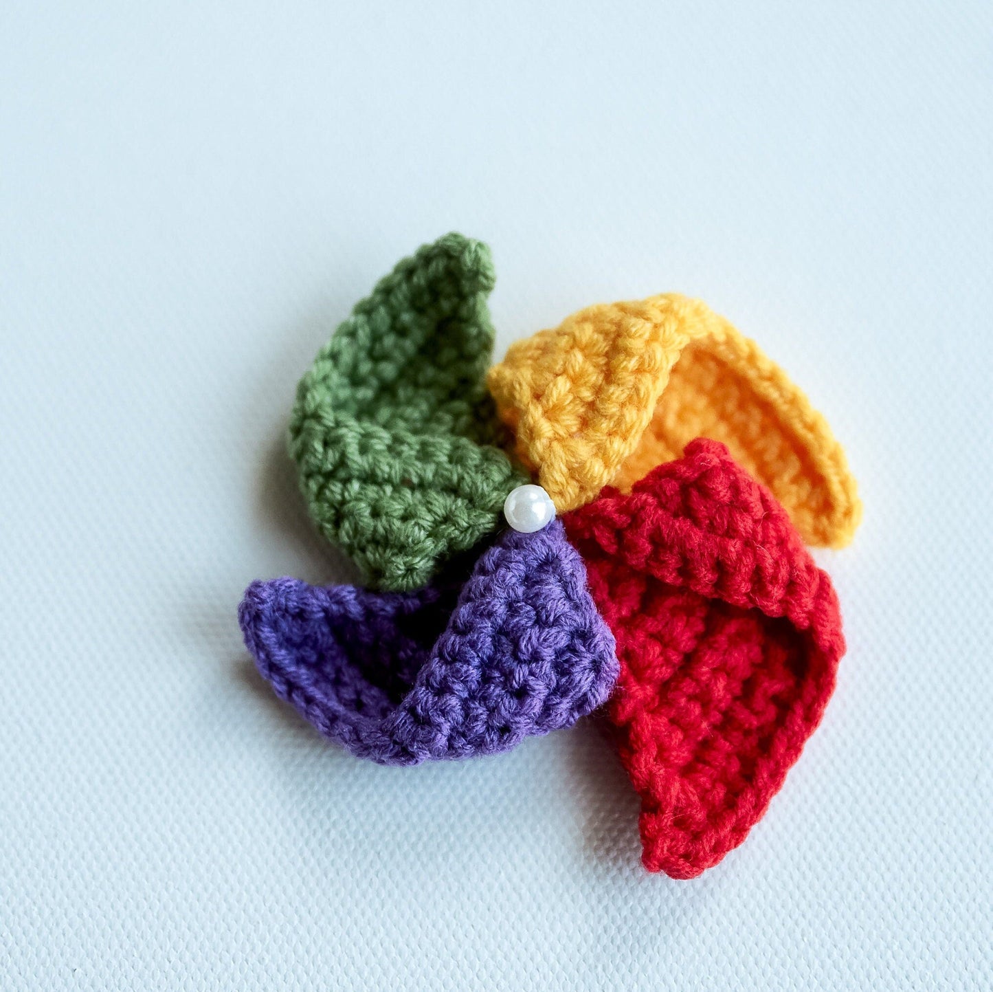 Rainbow and Pinwheel Hair Clips - Hemsin Atelier