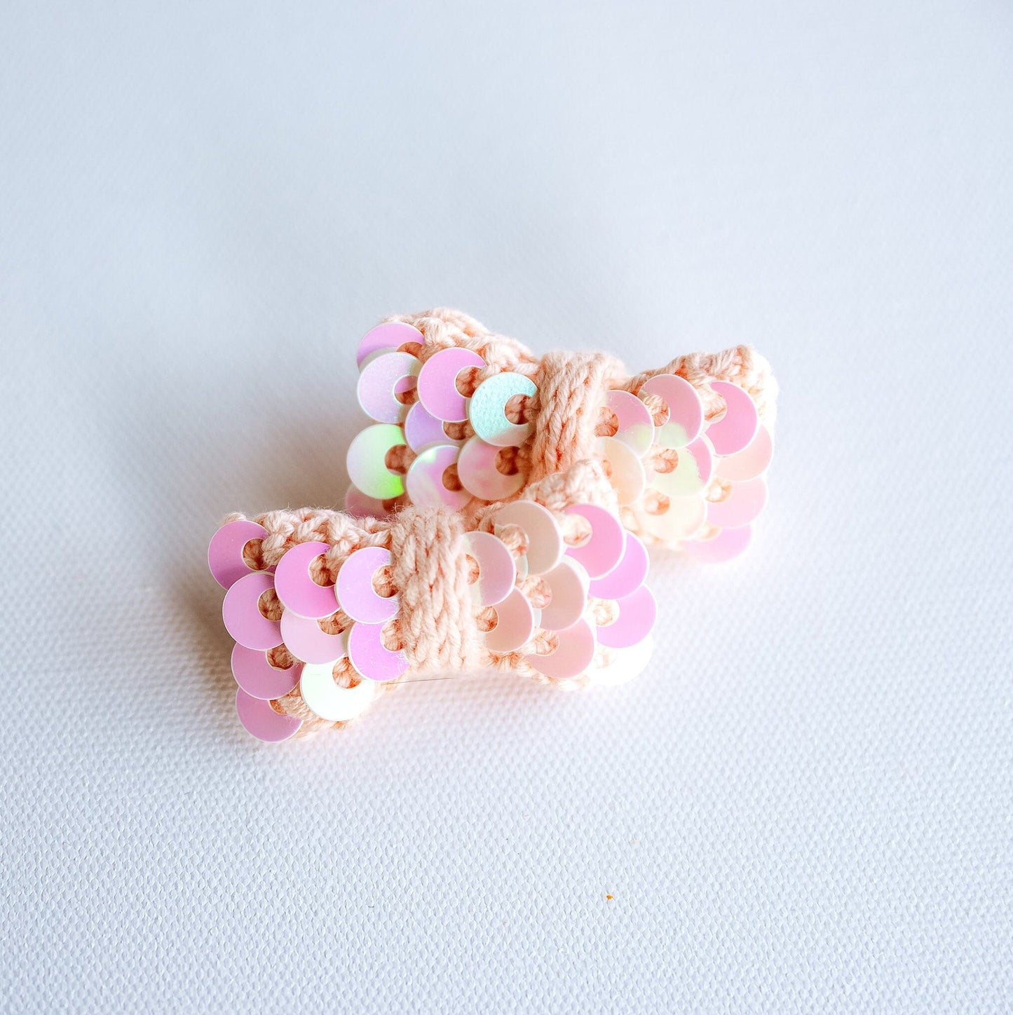 Sequin Bow Hair Snaps - Hemsin Atelier