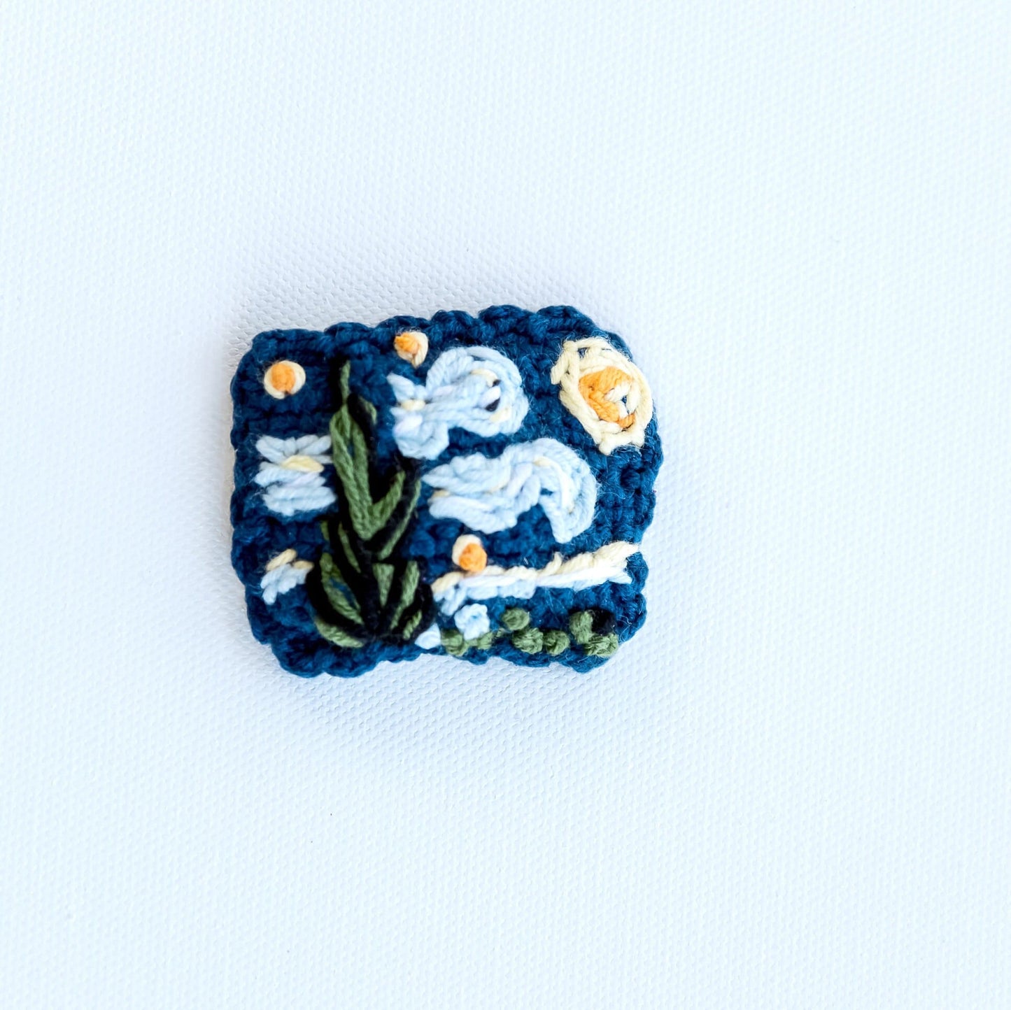Starry Night and Planets Hair Clips - Hemsin Atelier