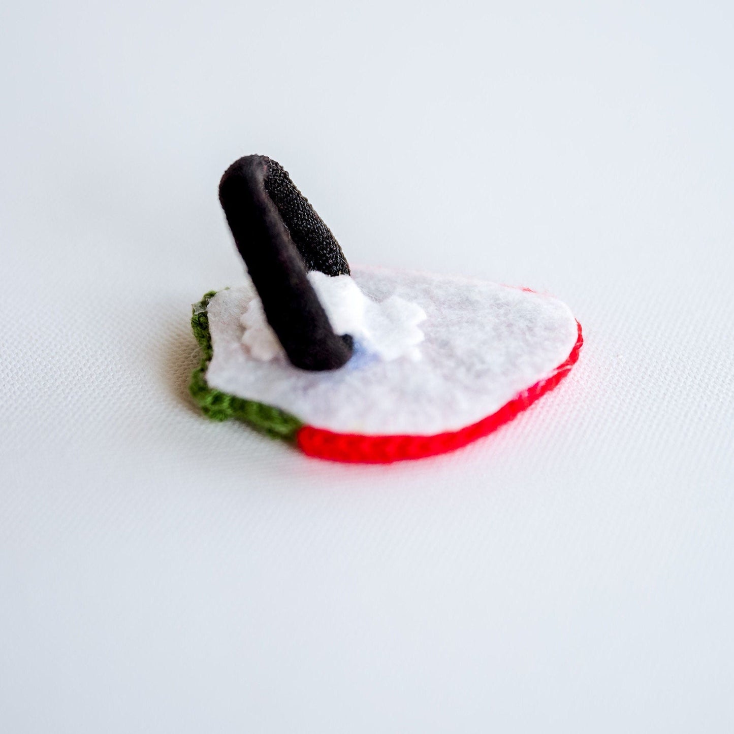 Strawberry Hair Ties Strawberry Scrunchies Kawai Strawberry Scrunchies Cute Berry Hair Ties Kawai Fruit Hair Ties Punch Needle Hair Ties - Hemsin Atelier