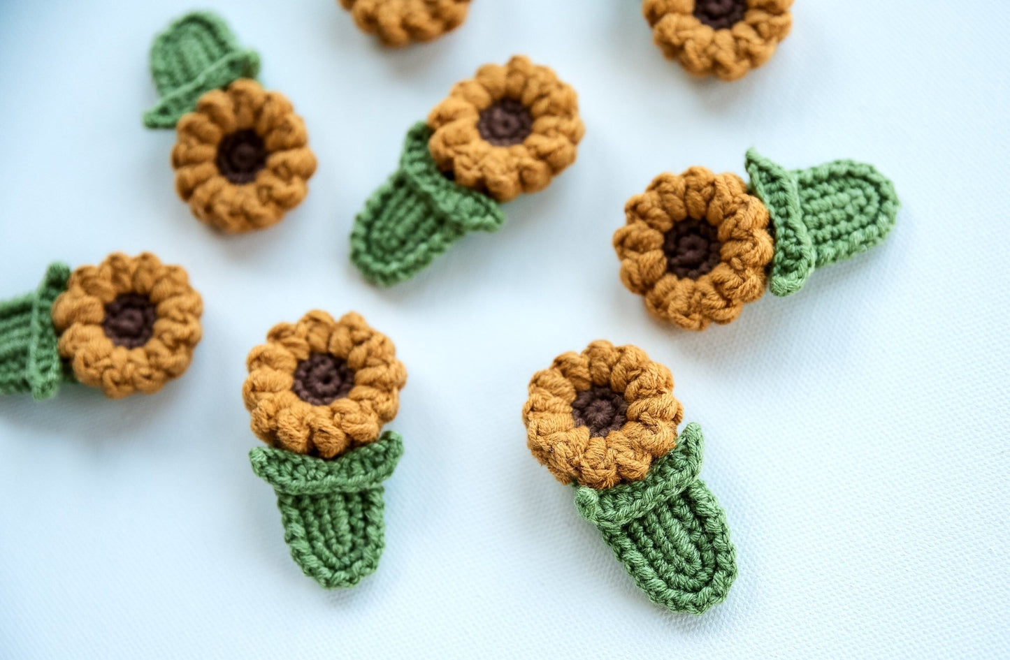 Sunflower Hair Clips - Hemsin Atelier